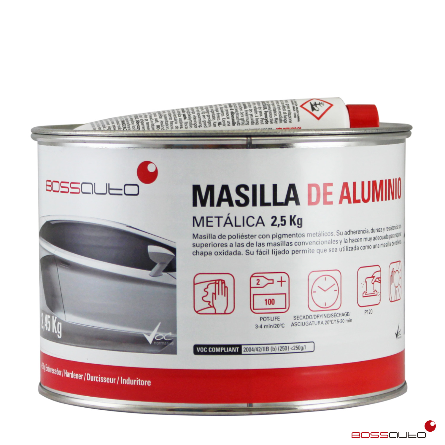 Bossauto Masilla de aluminio